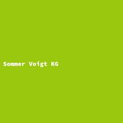 Hersteller: Sommer Voigt KG
