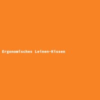 Ergonomisches Leinen-Kissen