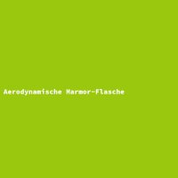 Aerodynamische Marmor-Flasche