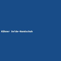Kühner Seide-Handschuh
