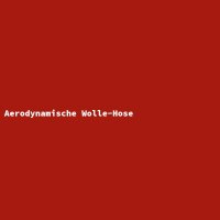 Aerodynamische Wolle-Hose