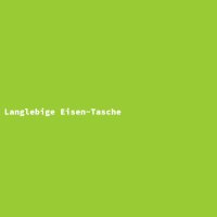 Langlebige Eisen-Tasche