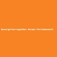 Besorgniserregendes Marmor-Portemonnaie