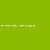 Unterhaltsamer Elastan-Lappen
