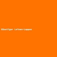 Günstiger Leinen-Lappen