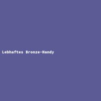 Lebhaftes Bronze-Handy