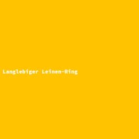 Langlebiger Leinen-Ring